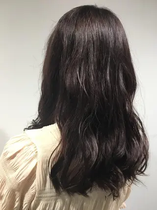 セミロング カラー 💎髪質改善💎 西森千夏のヘアスタイル