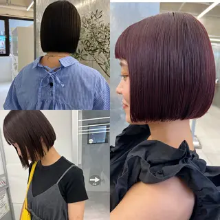 ショート カラー ボブ/パーマ 🐕🦺Nagiのヘアスタイル
