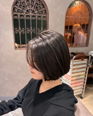 ショート 🌱なゆみ🌱透明感 /ナチュラル/高宮のヘアスタイル