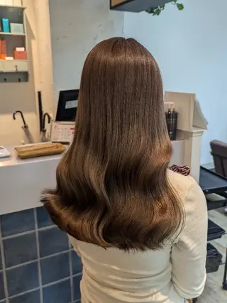 ロング カラー 🏹MIYU¦抜け感 ×柔らかカラーのヘアスタイル