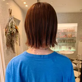 ショート カラー ✨ボブ✨顔矢場町/ 栄/パーマ/ないとのヘアスタイル