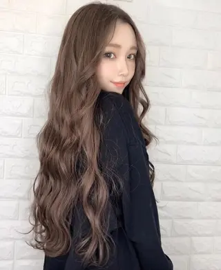 カラー ロング 川口 真也のヘアスタイル