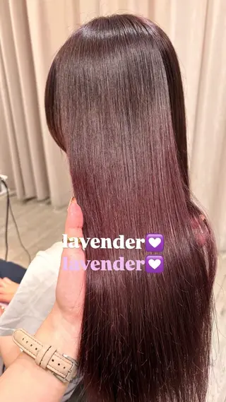 ロング カラー 《艶髪質改善》 かのん☽⑅ ˖のヘアスタイル