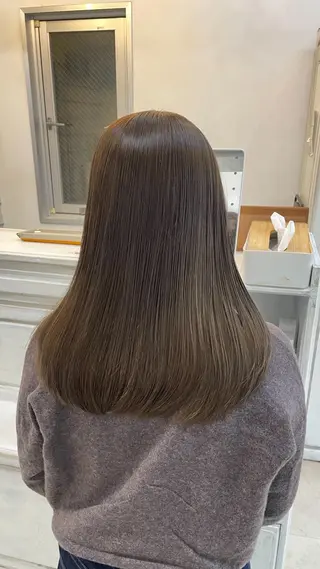 ミディアム カラー GiseL 博多筑紫口店のヘアスタイル