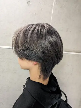ショート カラー メンズ 髪質改善/韓国メンズ カット&パーマ 猿川のヘアスタイル