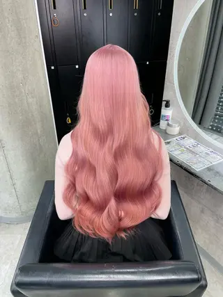 ロング カラー 🌹ブリーチ/ボブ/ レイヤー渋谷🌹のヘアスタイル
