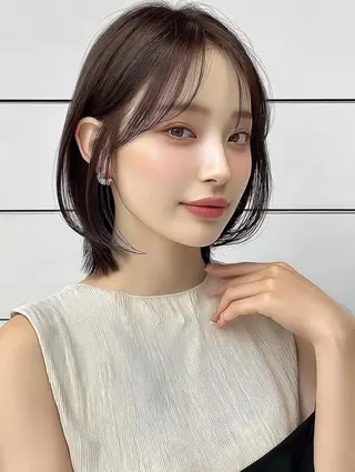 ミディアム カラー レイヤーカット✨ 福井雄登のヘアスタイル