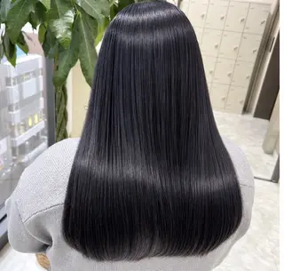 ロング 暗髪うる艶ヘア🫧 yumi🐈‍⬛🪽のヘアスタイル