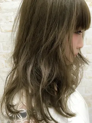 ミディアム カラー 💘透明感カラー💘 沖本 将宏のヘアスタイル