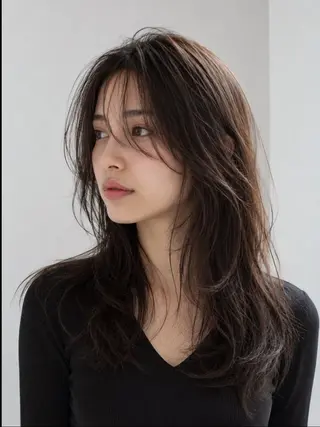 セミロング 艶髪診断で絶対綺麗✨ お悩み解決✨京谷宥✨のヘアスタイル