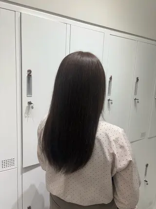 セミロング 🩵韓国レイヤー│ ハッシュ│愛華🪽のヘアスタイル