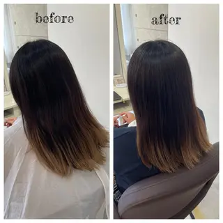 セミロング PutiLuca 浅川のヘアスタイル