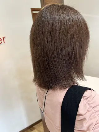ミディアム カラー 髪質改善✨酸性ストレ ート特化店Youjiのヘアスタイル