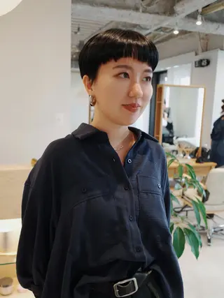 ショート ショートボブ💫 垢抜けヘア✨西田拓馬のヘアスタイル