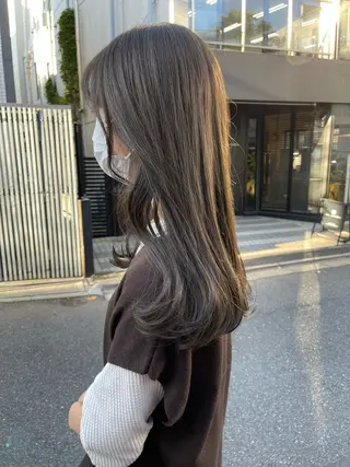 ロング カラー 透明感カラー/ レイヤー🤎mamiのヘアスタイル