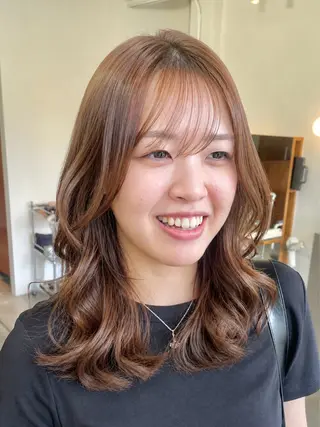 セミロング yukii しまむら のぞみのヘアスタイル