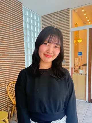 セミロング カラー "Daisy" Rio /大名・天神のヘアスタイル