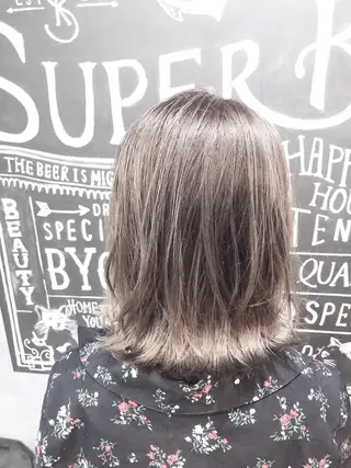 ミディアム カラー 加藤 琢也のヘアスタイル