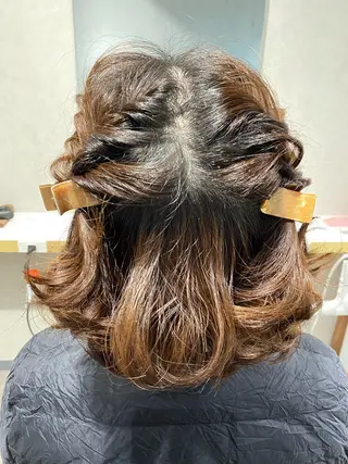 ヘアアレンジ 小松 真唯子のヘアスタイル