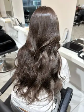 ロング カラー haruka /韓国レイヤーのヘアスタイル