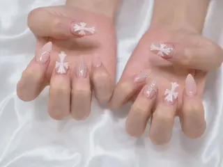セミロング 中道 彩花のネイルデザイン