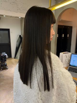 ロング 透明感カラー ラベンダー🤍エリコのヘアスタイル