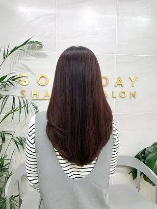 セミロング カラー 本格ヘッドスパ🌿 ×ヘア 佐藤のヘアスタイル