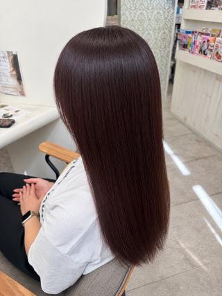 ロング カラー 志村 梨帆のヘアスタイル
