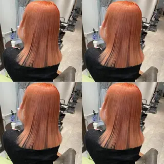 ミディアム カラー 💜ハイトーン💛 マジカルかいちゃんのヘアスタイル