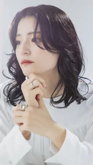 パーマ 髪質改善アンジュール かのんのヘアスタイル