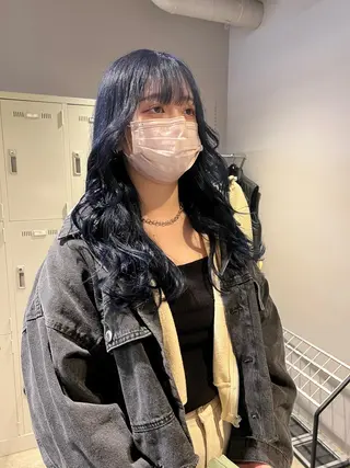 ミディアム カラー ヘアアレンジ 🩵 JURI🩵のヘアスタイル