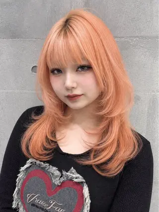 カラー レイヤーカット TENSHOのヘアスタイル