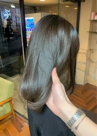 ミディアム カラー 矢野 晃平のヘアスタイル