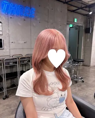ロング カラー ハイトーン 横浜💞ミオのヘアスタイル