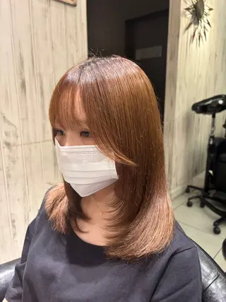 ミディアム 松井 悠希のヘアスタイル