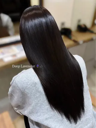 ロング カラー 福島 日生のヘアスタイル