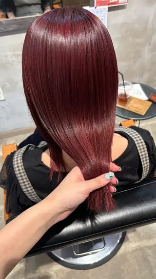 ロング カラー 似合わせレイヤー/ Wカラー🧸こころのヘアスタイル
