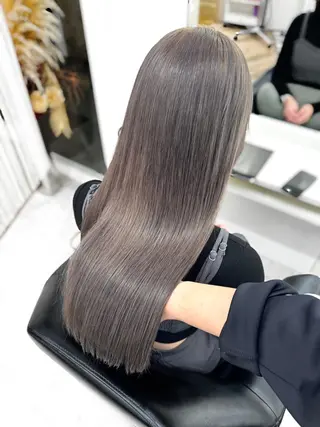 ロング カラー NANO/ ブリーチ×レイヤーのヘアスタイル