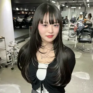 ロング 韓国レイヤー🇰🇷 艶髪💎renのヘアスタイル