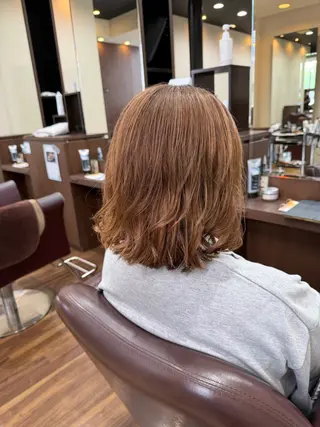 ミディアム カラー 仲井 充のヘアスタイル