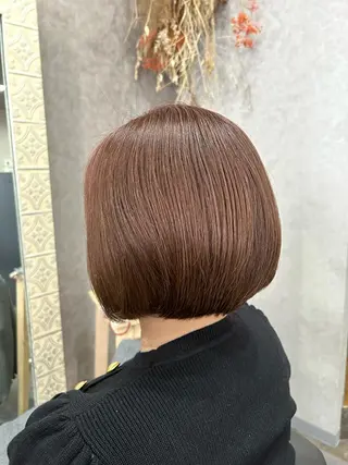ミディアム giniro ホソミのヘアスタイル