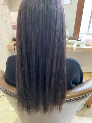 ロング カラー 才門 真菜のヘアスタイル