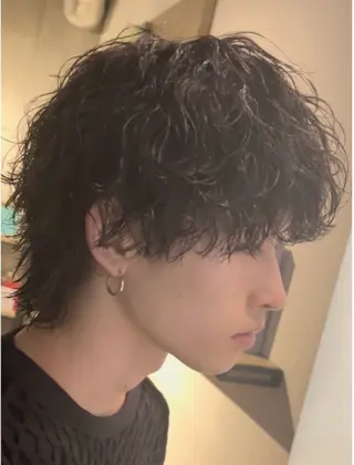 ミディアム パーマ fifth原宿 AiRi🧸のヘアスタイル