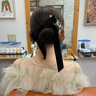 ロング ヘアアレンジ KAREN🕊️ 大宮美容室のヘアスタイル
