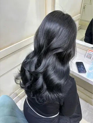 カラー 透明感ツヤカラー/ ゆうな💙のヘアスタイル