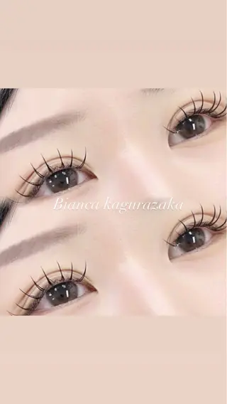 マツエク・マツパ BIANCA神楽坂 makiのマツエク・マツパデザイン