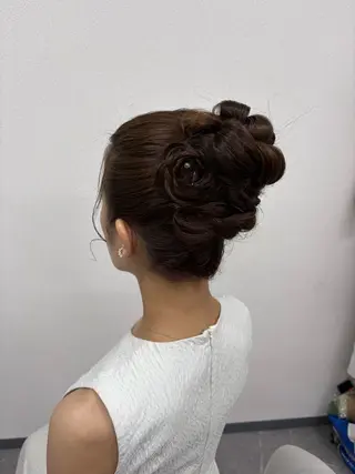 ヘアアレンジ ヘアサロン ミカヅキのヘアスタイル