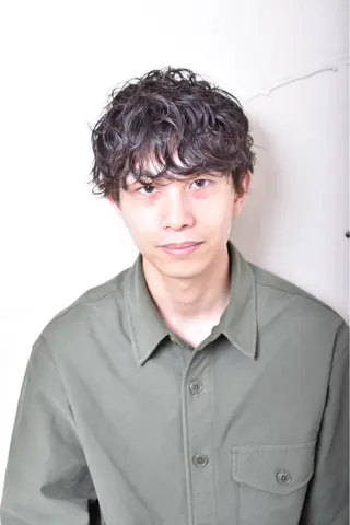 ショート パーマ メンズ メンズ特化/パーマ指 名No.1/百瀬太郎のヘアスタイル