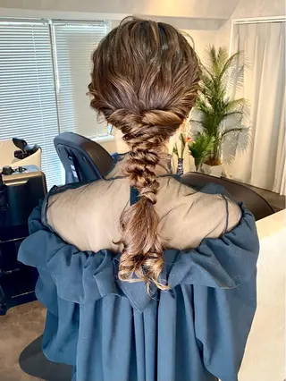 ヘアアレンジ ヘアセット&カラー 🩷miwaのヘアスタイル