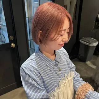 ショート あやの/大阪ブリーチ カラー/パーマのヘアスタイル